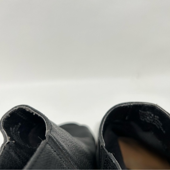 Steve Madden Women 6.5 Nonstp Sandal Booties Black Leather Block Heel Strap - Picture 11 of 13